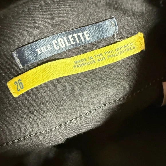 Maeve The Colette Ponte Pants 26 Black Wide Leg Career Minimalist Anthro - Picture 8 of 9